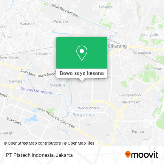 Peta PT Platech Indonesia