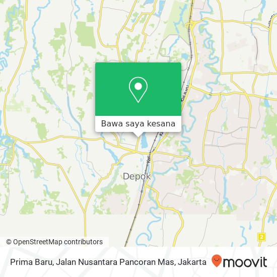 Peta Prima Baru, Jalan Nusantara Pancoran Mas