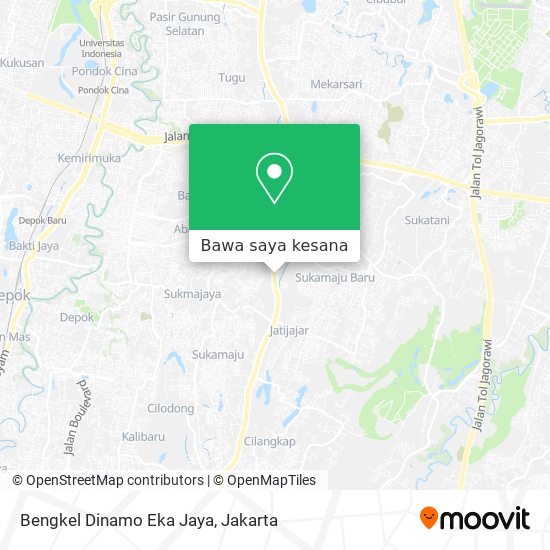 Peta Bengkel Dinamo Eka Jaya