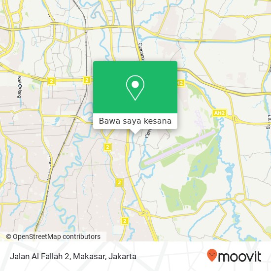 Peta Jalan Al Fallah 2, Makasar