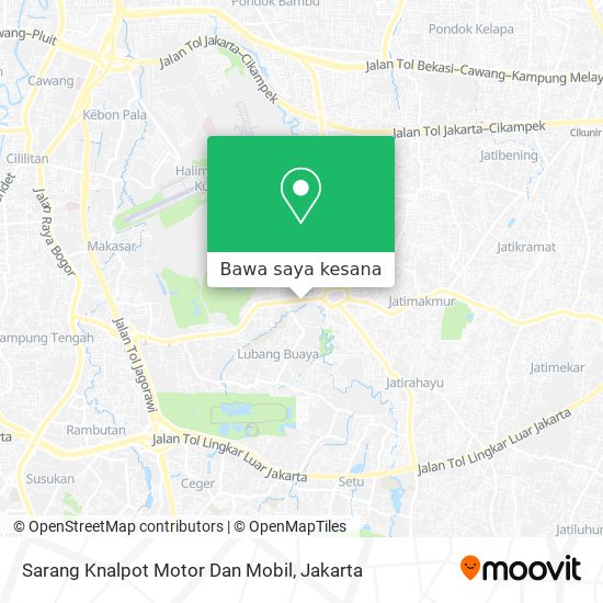 Peta Sarang Knalpot Motor Dan Mobil