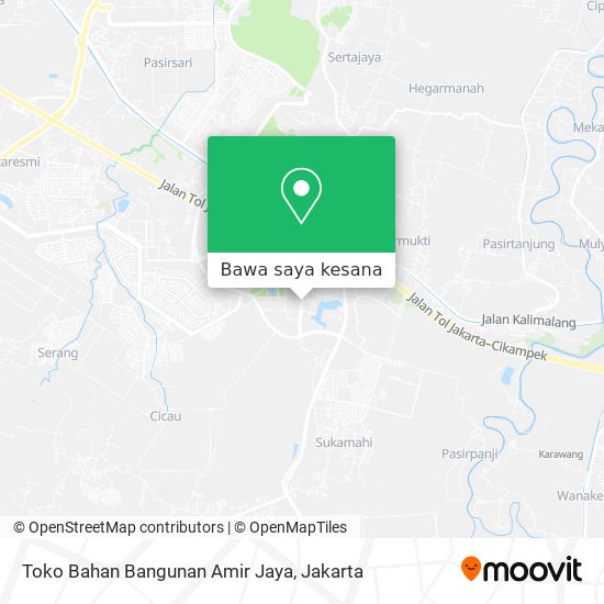 Cara Ke Toko Bahan Bangunan Amir Jaya Di Bekasi Menggunakan Bis Atau Kereta Moovit