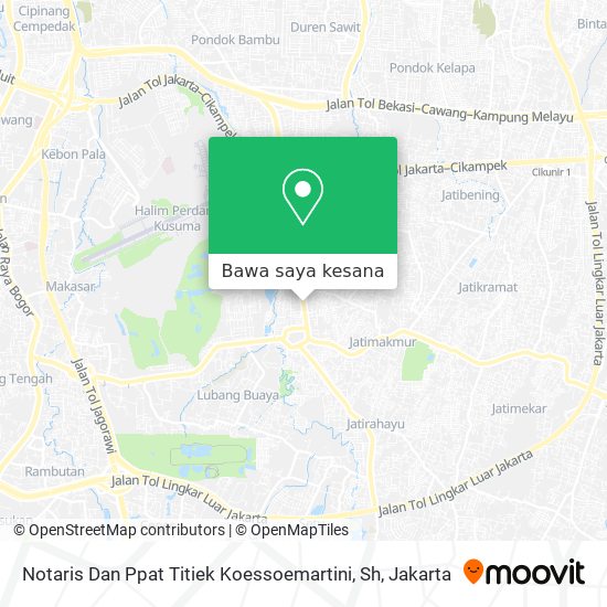 Peta Notaris Dan Ppat Titiek Koessoemartini, Sh