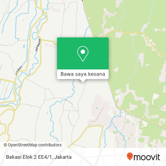 Peta Bekasi Elok 2 EE4 / 1, Tambun Utara