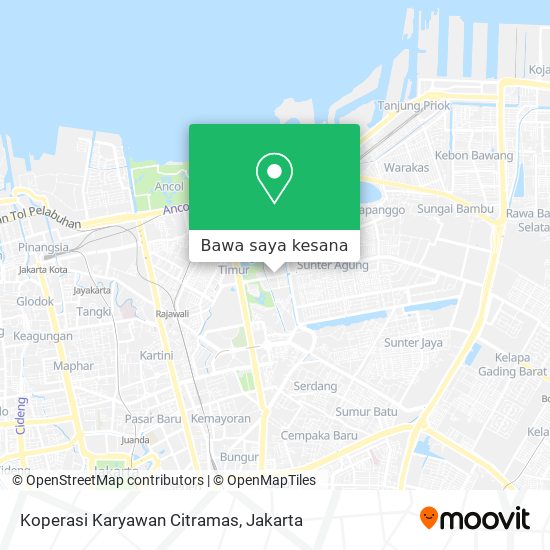 Peta Koperasi Karyawan Citramas