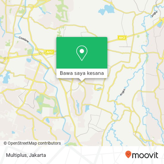 Peta Multiplus, Jalan Alam Sutera Blvd Serpong Utara
