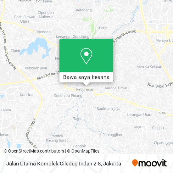 Peta Jalan Utama Komplek Ciledug Indah 2 8