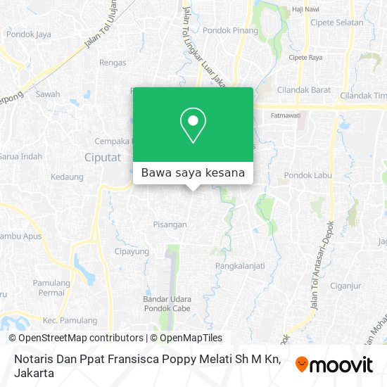 Peta Notaris Dan Ppat Fransisca Poppy Melati Sh M Kn