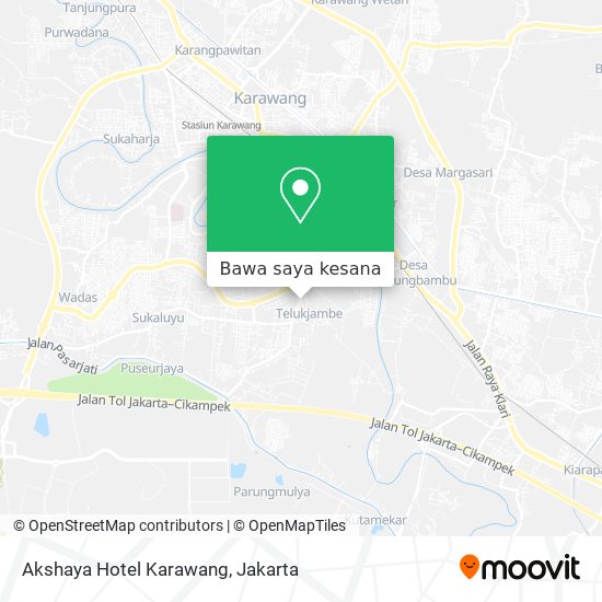 Peta Akshaya Hotel Karawang