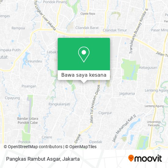 Peta Pangkas Rambut Asgar