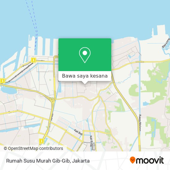 Peta Rumah Susu Murah Gib-Gib