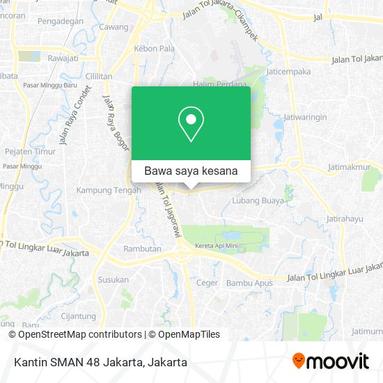 Peta Kantin SMAN 48 Jakarta