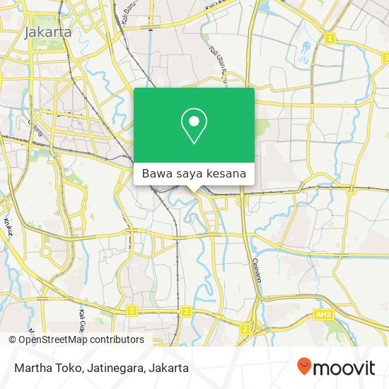 Peta Martha Toko, Jatinegara