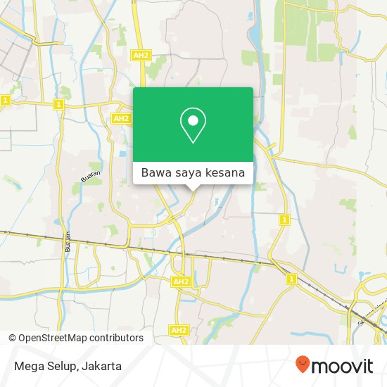 Peta Mega Selup, Jalan Pulogebang