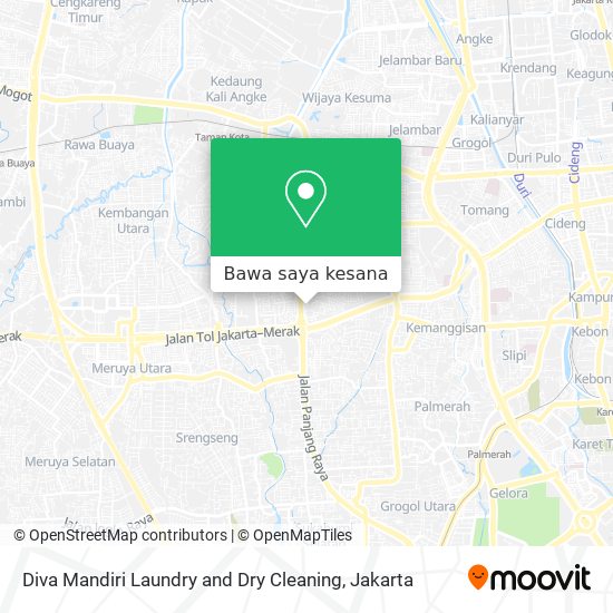 Peta Diva Mandiri Laundry and Dry Cleaning