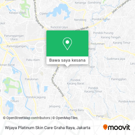 Peta Wijaya Platinum Skin Care Graha Raya