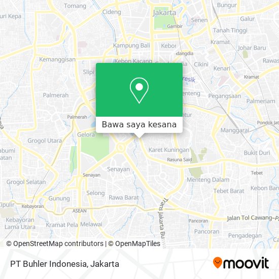 Peta PT Buhler Indonesia