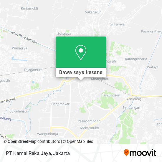 Peta PT Kamal Reka Jaya