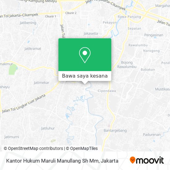 Peta Kantor Hukum Maruli Manullang Sh Mm