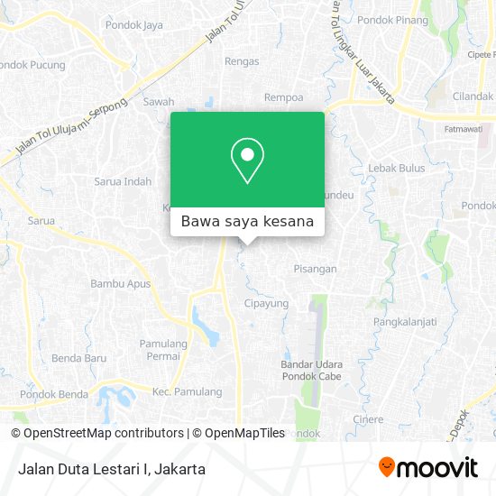 Peta Jalan Duta Lestari I