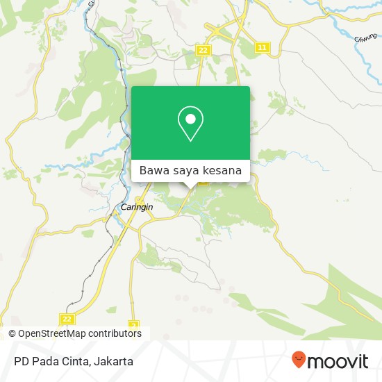 Peta PD Pada Cinta, Jalan Raya Bogor Sukabumi