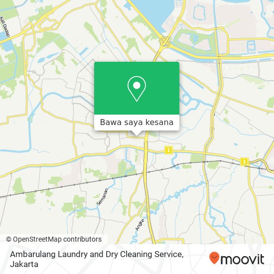 Peta Ambarulang Laundry and Dry Cleaning Service, Jalan Utama Raya Cengkareng