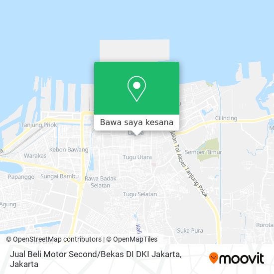 Peta Jual Beli Motor Second / Bekas DI DKI Jakarta