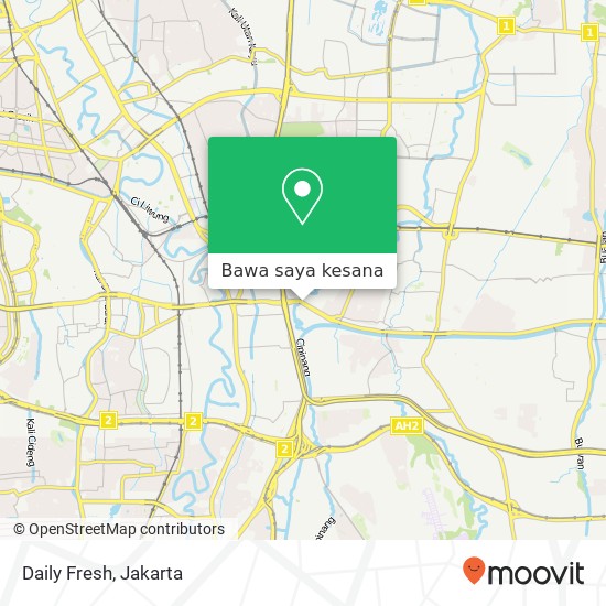 Peta Daily Fresh, Jalan Jend Basuki Rachmat