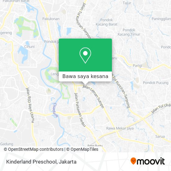 Peta Kinderland Preschool