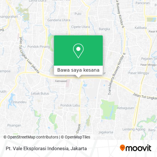 Peta Pt. Vale Eksplorasi Indonesia