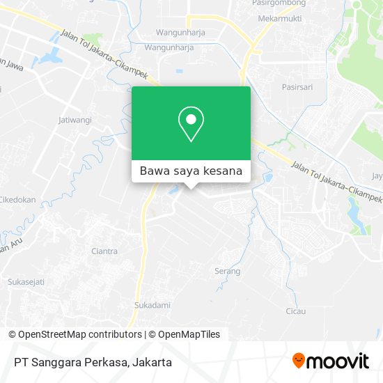 Peta PT Sanggara Perkasa