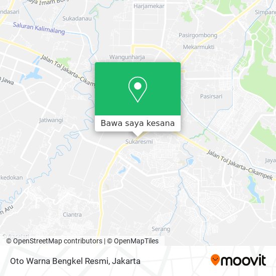 Peta Oto Warna Bengkel Resmi