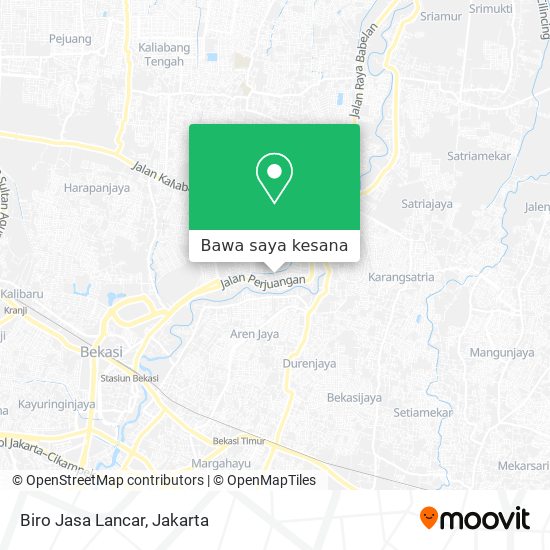 Peta Biro Jasa Lancar