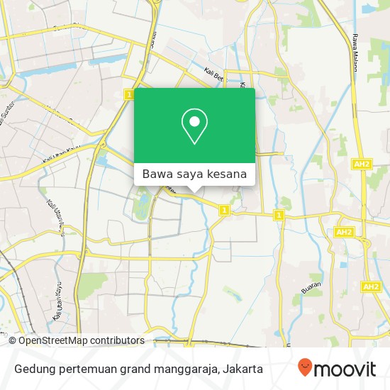 Peta Gedung pertemuan grand manggaraja