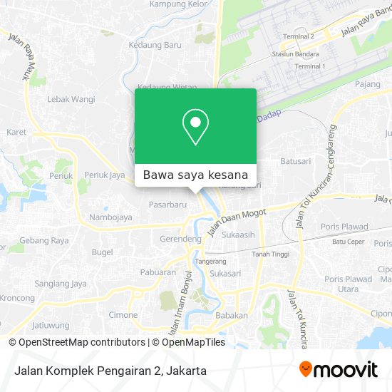 Peta Jalan Komplek Pengairan 2