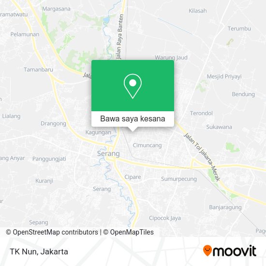 Peta TK Nun, Jalan Semaun Bakri Serang