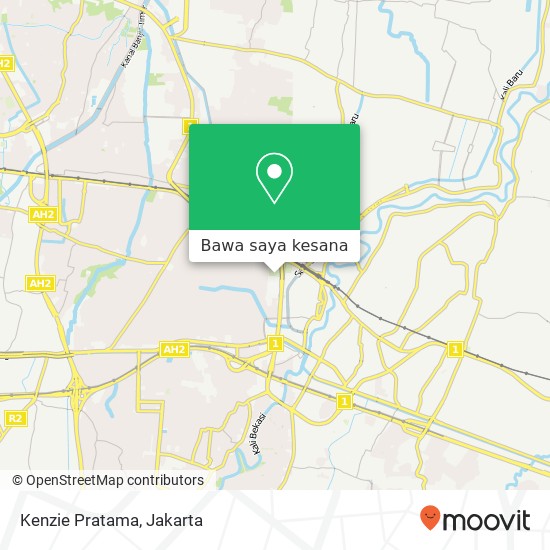 Peta Kenzie Pratama, Jalan Ahmad Yani Bekasi Selatan