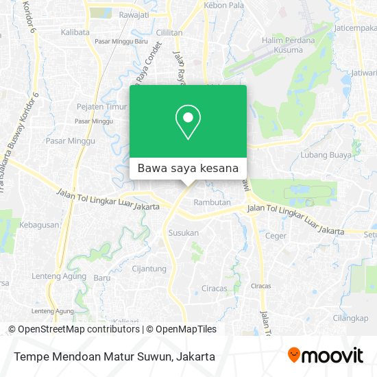 Peta Tempe Mendoan Matur Suwun