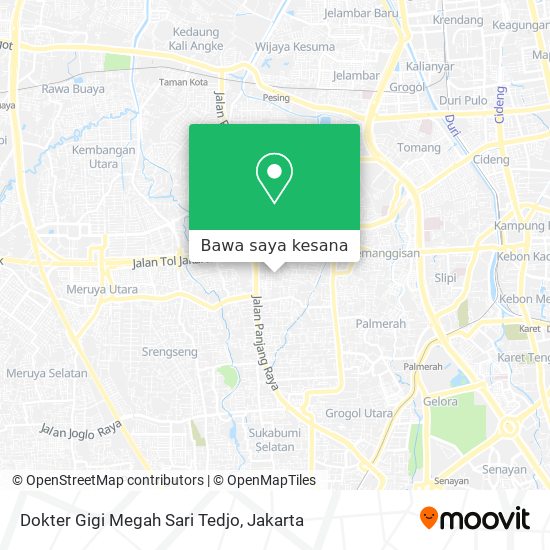 Peta Dokter Gigi Megah Sari Tedjo