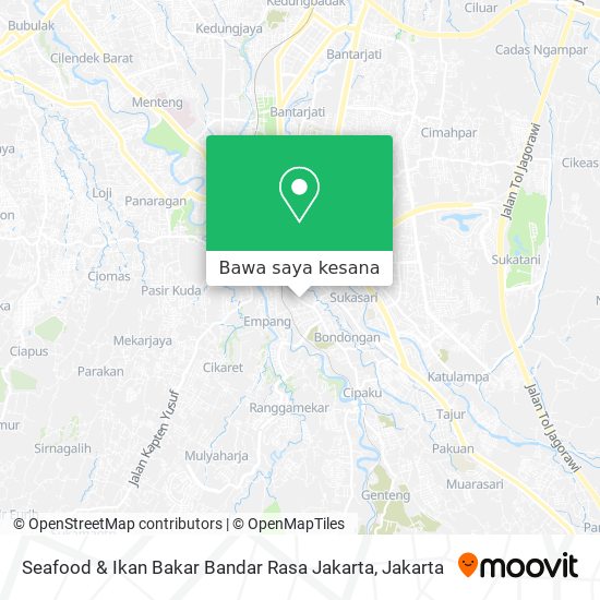 Peta Seafood & Ikan Bakar Bandar Rasa Jakarta