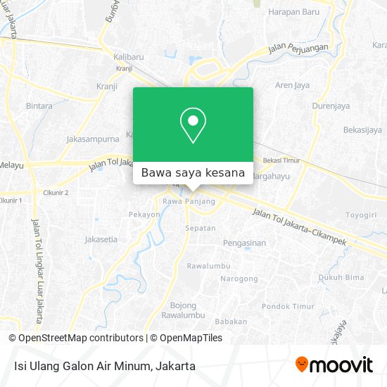 Peta Isi Ulang Galon Air Minum