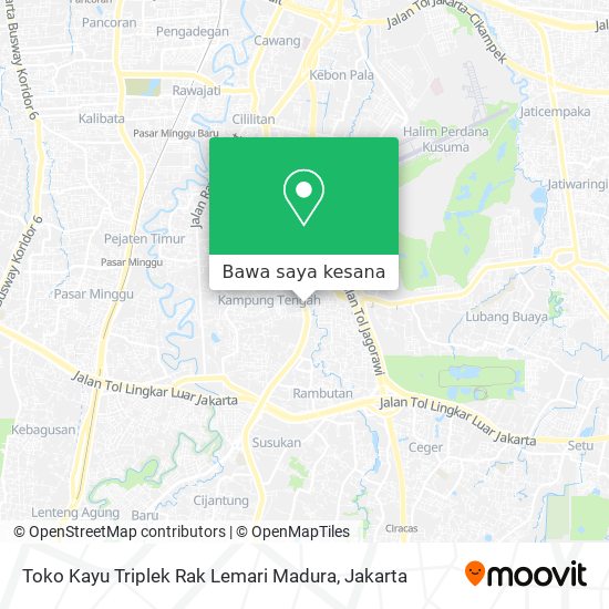 Peta Toko Kayu Triplek Rak Lemari Madura