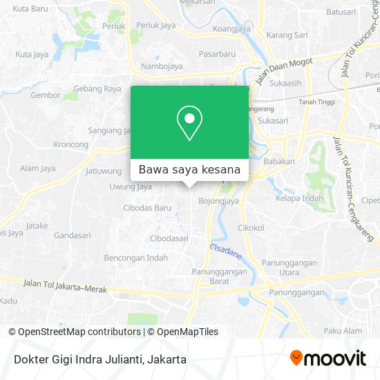 Peta Dokter Gigi Indra Julianti