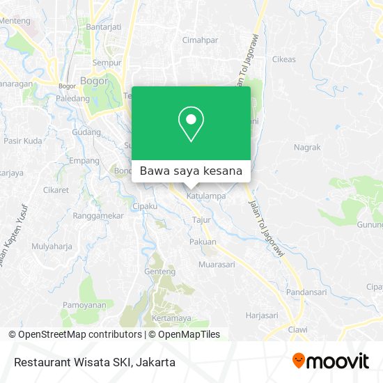Peta Restaurant Wisata SKI