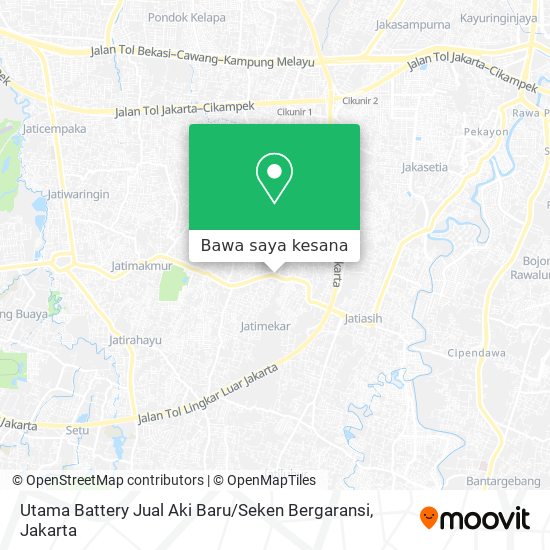 Peta Utama Battery Jual Aki Baru / Seken Bergaransi