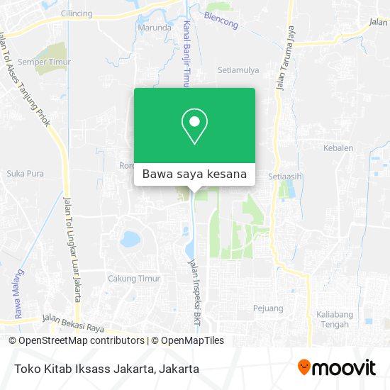 Peta Toko Kitab Iksass Jakarta