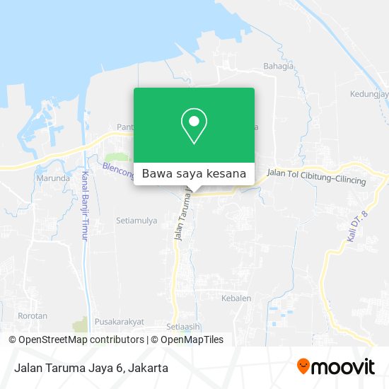 Peta Jalan Taruma Jaya 6