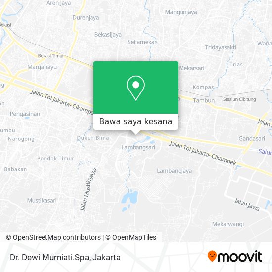 Peta Dr. Dewi Murniati.Spa