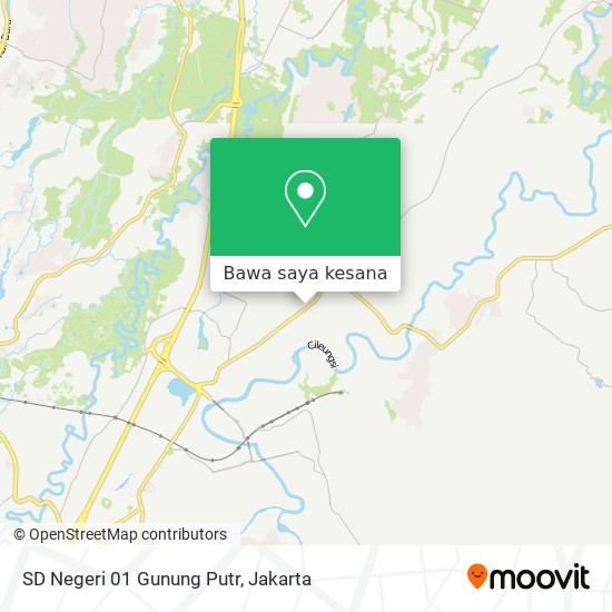 Peta SD Negeri 01 Gunung Putr