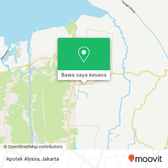 Peta Apotek Alyssa, Jalan Taruma Jaya